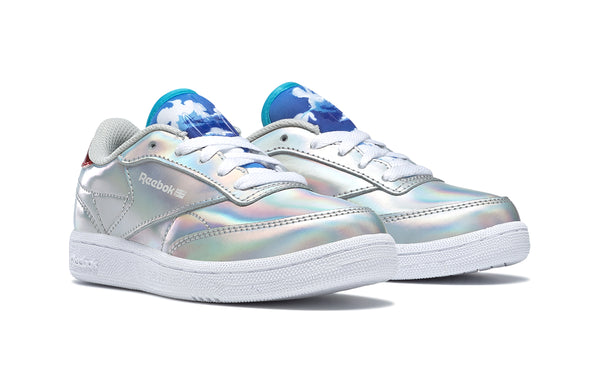 Кроссовки wonder woman 1984 x club c 85 'air flight' Reebok, серебряный — фото 3
