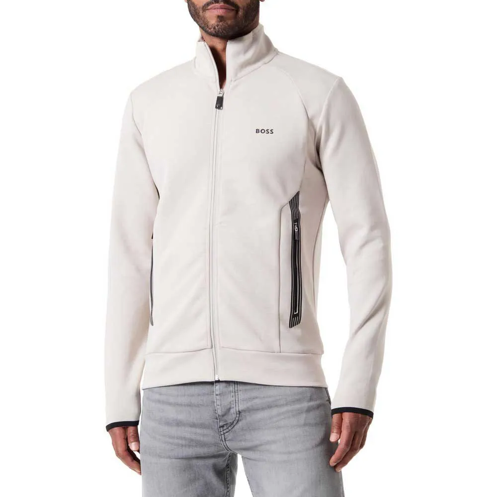 

Толстовка BOSS Skaz 1 10254681 full zip, бежевый