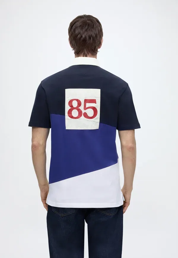 Футболка поло хлопок Regular polo athleisure sail pack Tommy Hilfiger, Carbon Navy, Multi, темно-синий/мультиколор — фото 3