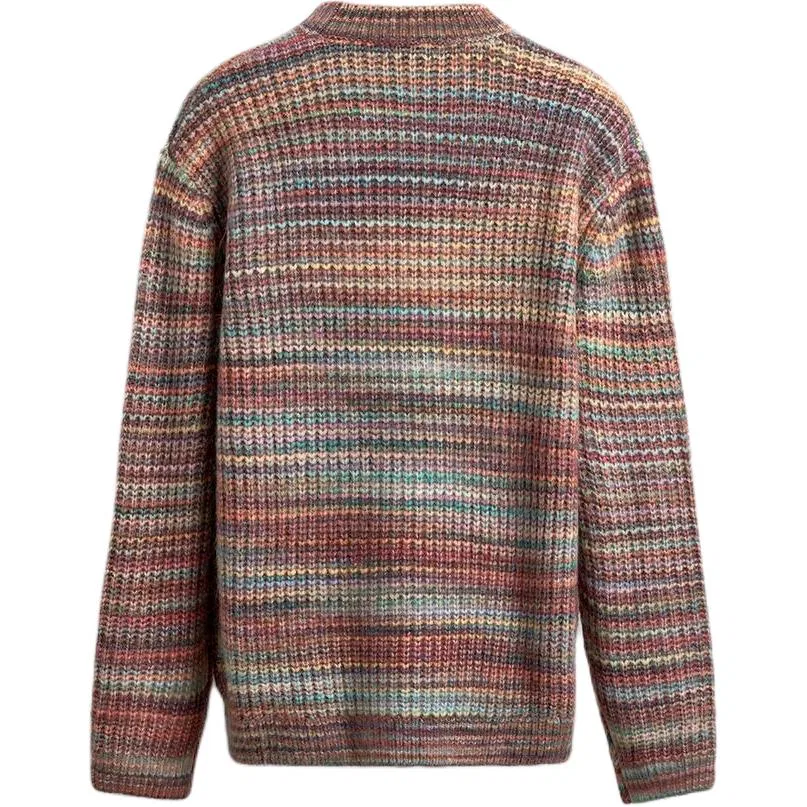 Мужской свитер с круглым вырезом, мультиколор, ZARA, Multicolor — фото 3