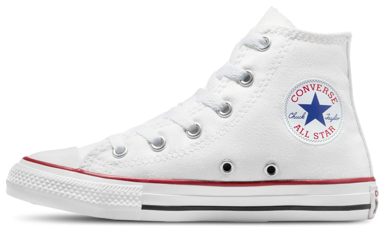 Кроссовки для мальчиков All Star High Top Converse, цвет Optical White/White — фото 4