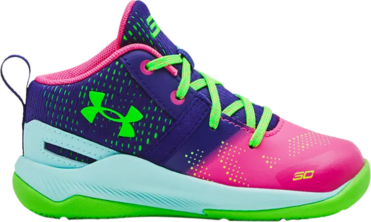 

Кроссовки Under Armour Curry 2 Retro TD Northern Lights 2022, разноцветный