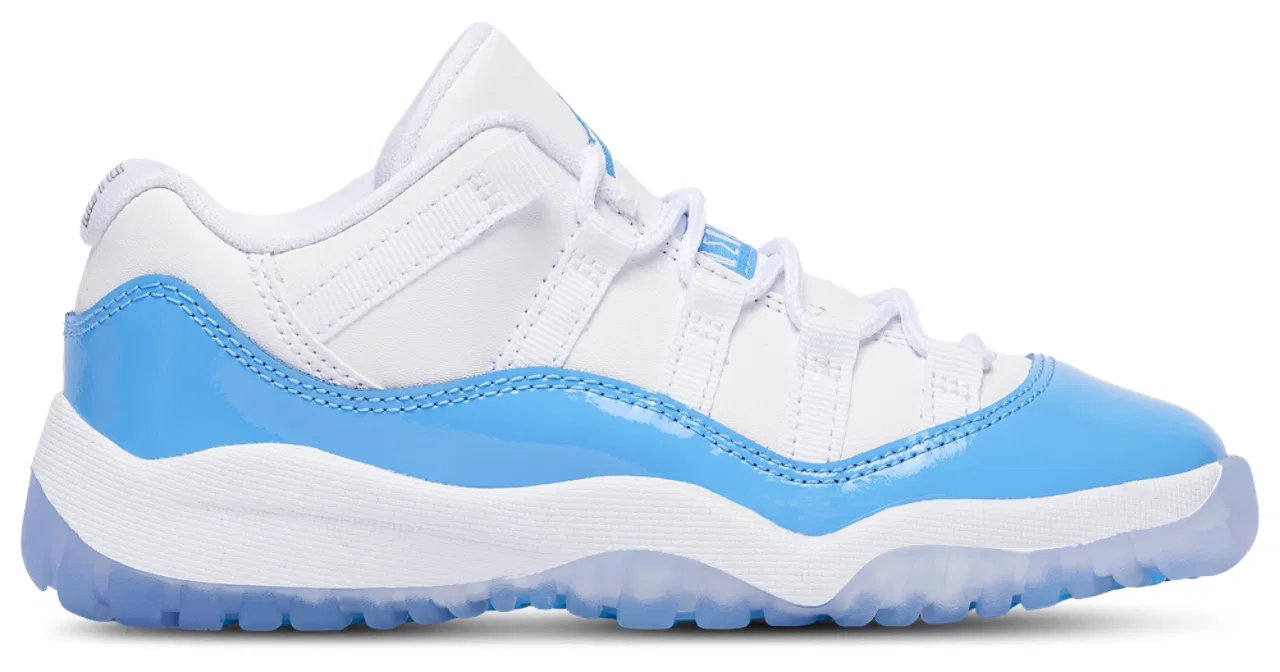 Баскетбольные кроссовки для мальчиков Retro 11 Low Jordan, цвет Blue/Black/White