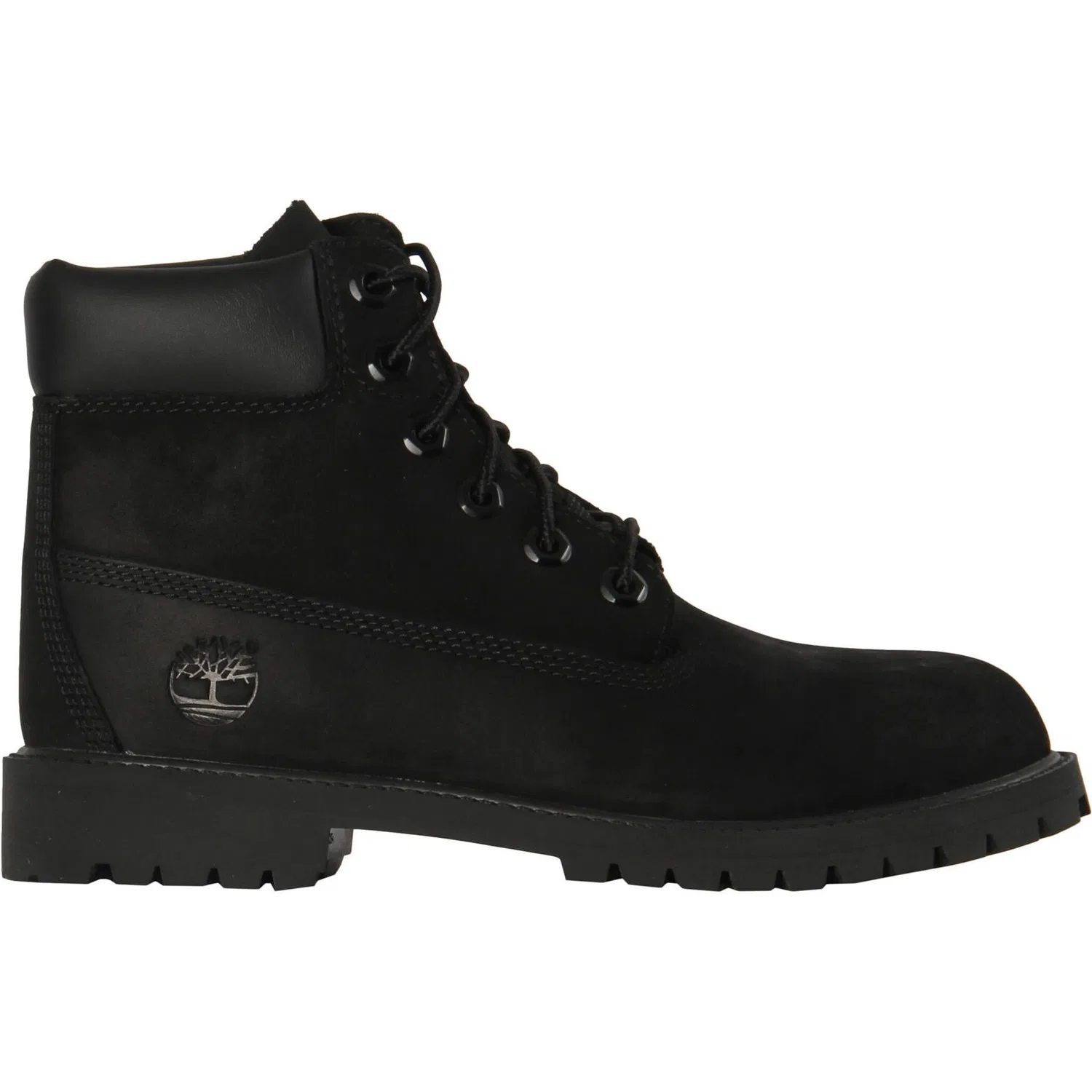 Детские кожаные ботинки на шнуровке Premium 6 Inch Lace Up Waterproof Boot Timberland, Black — фото 2
