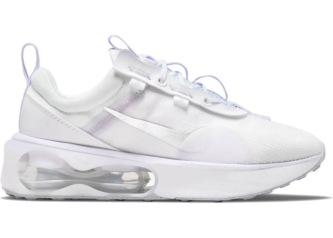 Детские кроссовки Lifestyle Nike Air Max 2021, White/Pure Violet-Metallic Silver