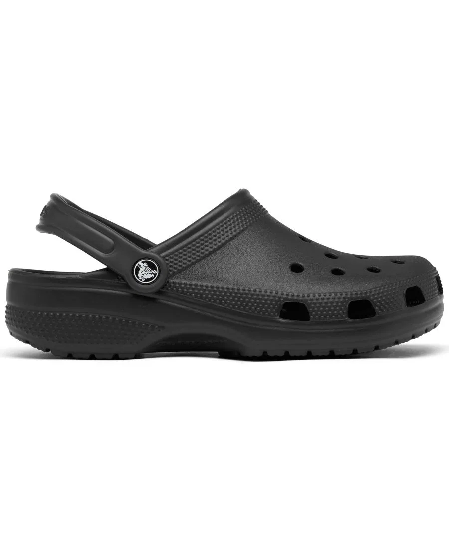 Клоги классические Big Kids Classic Clogs Crocs, Black — фото 2