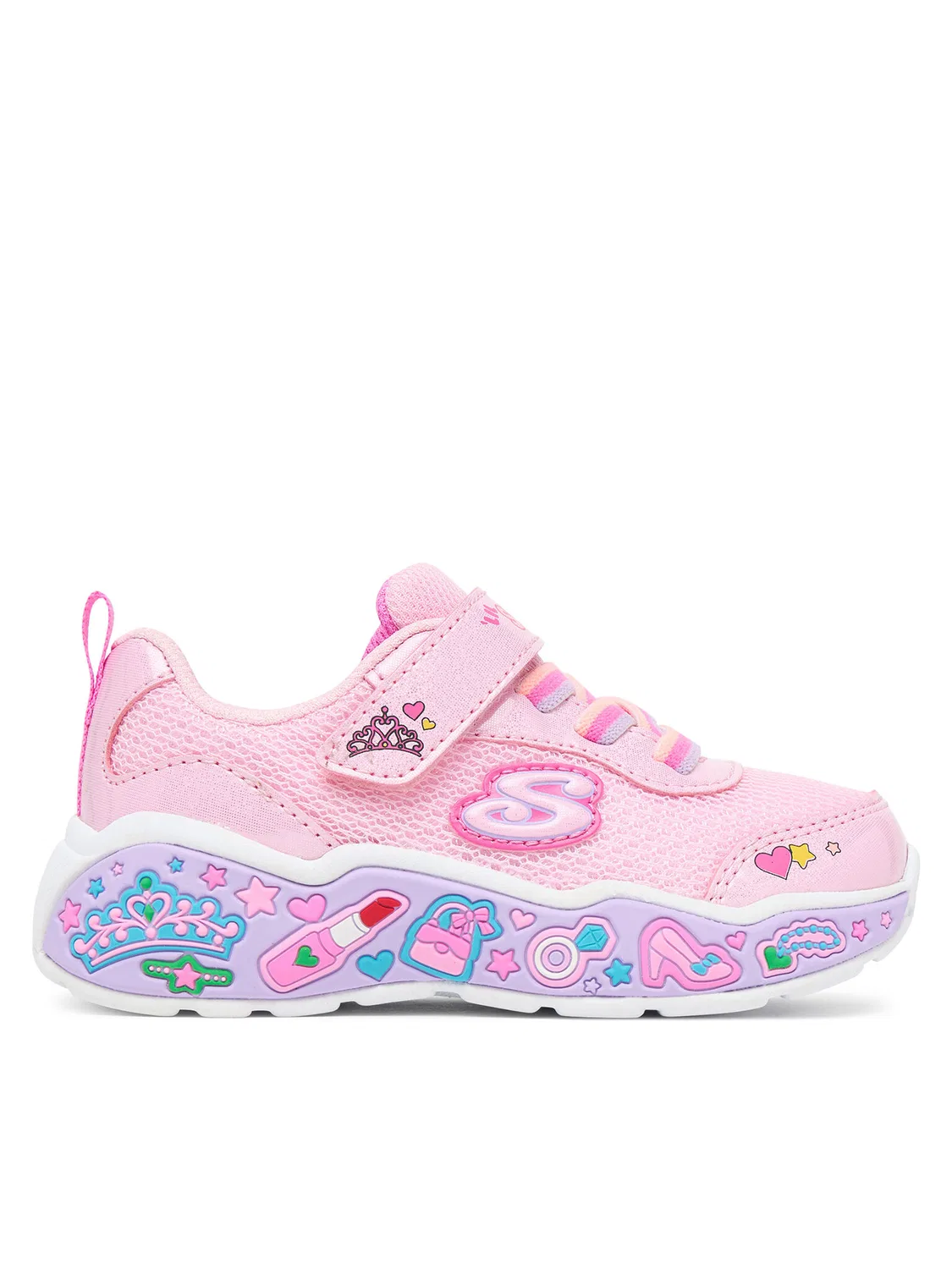 Кроссовки для девочки Play Scene Fun Squad Skechers, розовый