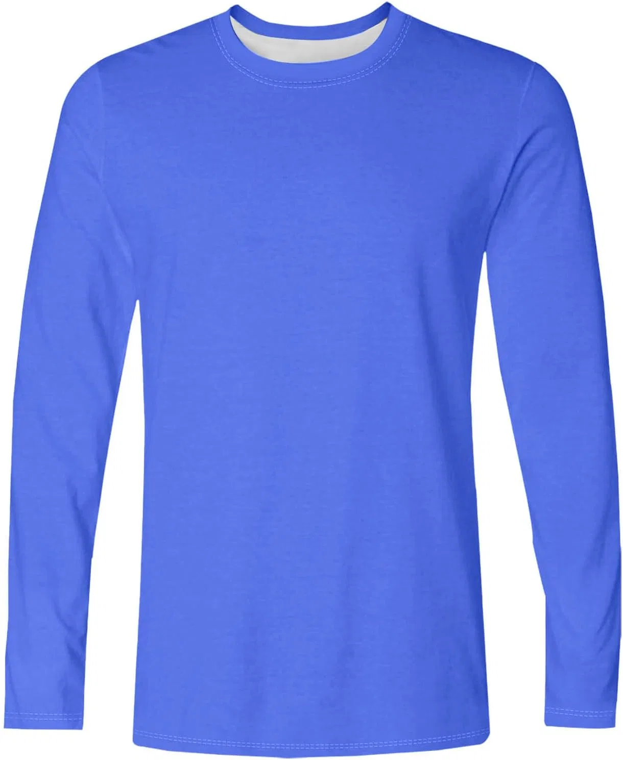 Мужская футболка с длинным рукавом Polyester Cotton Blend, Blue — фото 3
