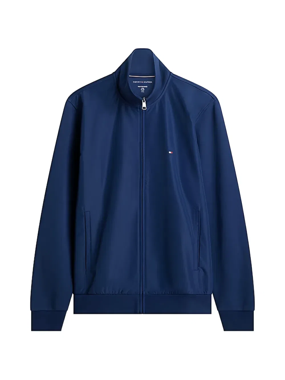 Толстовка на молнии с вышитым логотипом Essential Tommy Hilfiger, синий