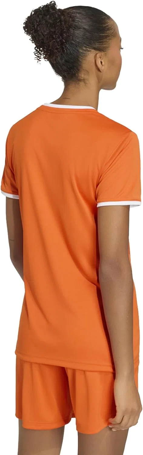 Футболка adidas Entrada 26, Team Orange/White — фото 3