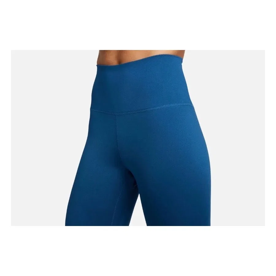 Женские леггинсы для тренировок с высокой посадкой, модель One Dri-Fit High-Waisted Training, Nike, Синий — фото 3