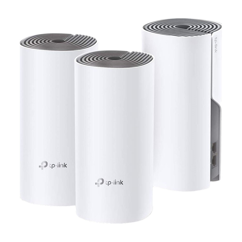

Wi-Fi роутер TP-Link Deco E4 AC1200, 3 шт, белый