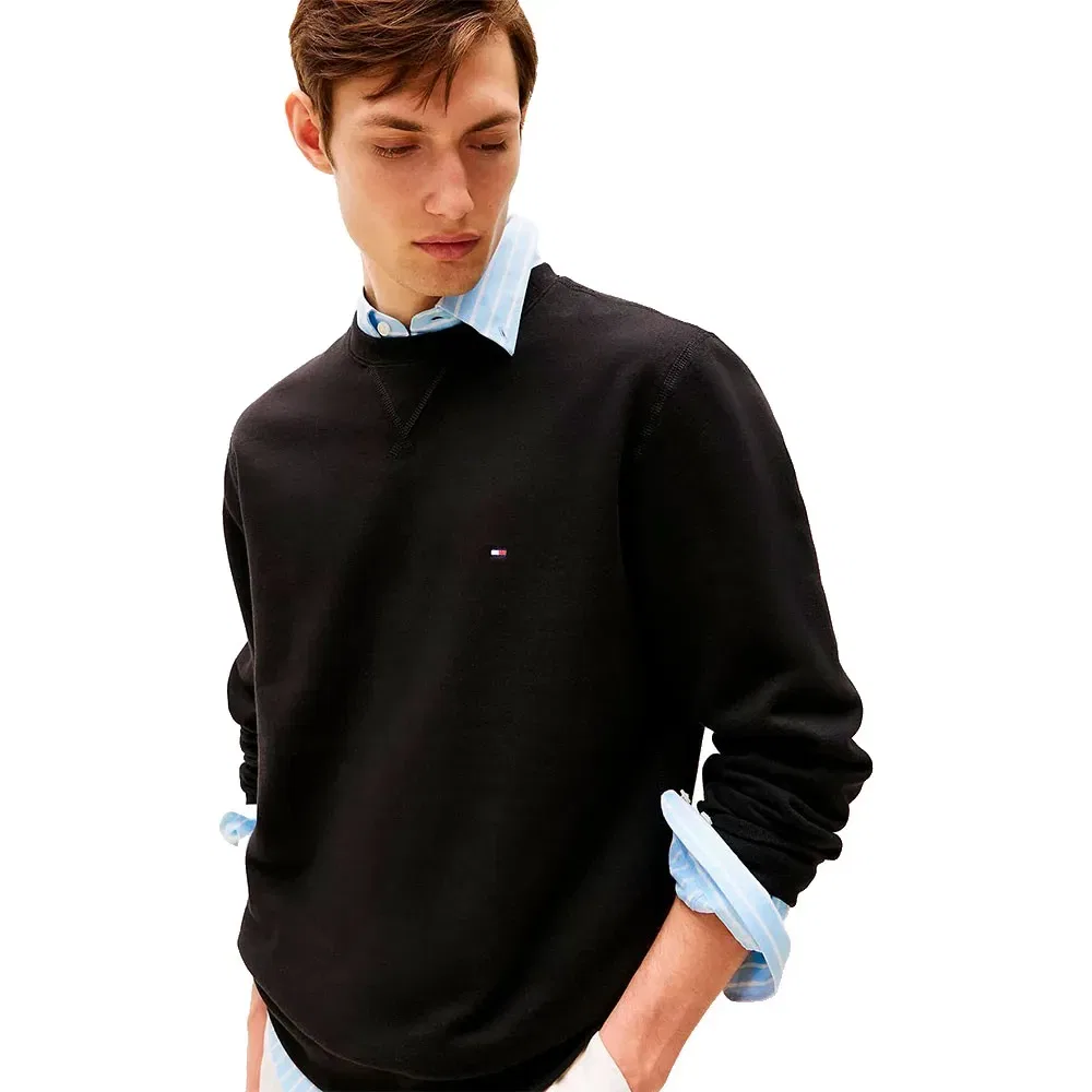 Свитшот Essential Tommy Hilfiger, черный — фото 4