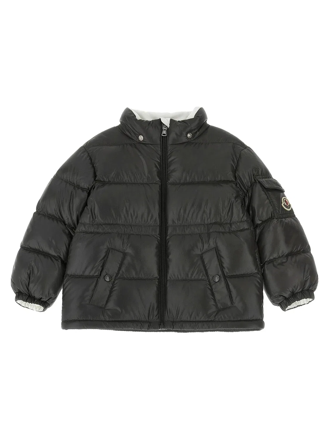 Пуховик Maire Moncler Enfant, черный — фото 2