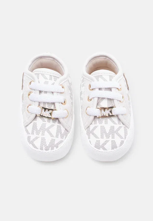 Обувь с принтом Baby brittania hearts Michael Kors Kids, Vanilla, ванильный — фото 4