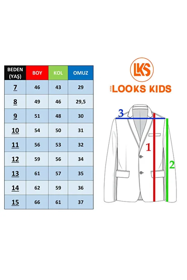 Детский пиджак для мальчиков с длинным рукавом Looks Kids, Navy Blue — фото 4
