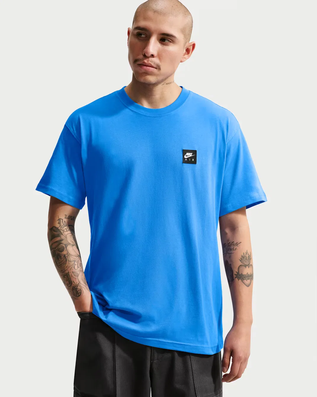 Футболка Nike Air, Light Photo Blue/Psychic Blue — фото 2