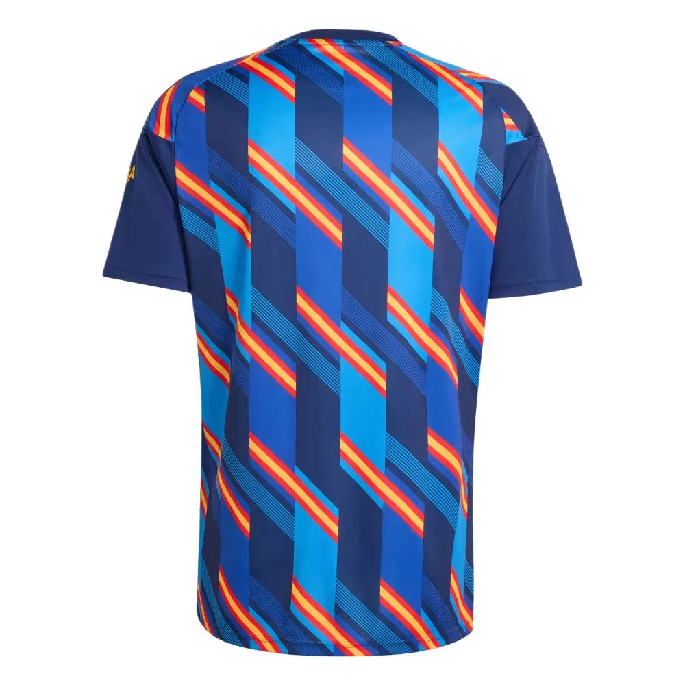 Мужская футболка Spain 26 Home Pre Match Jersey Adidas, темно-синий — фото 2