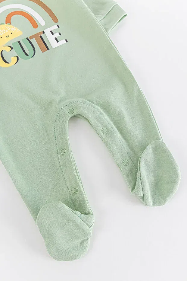 Детский комбинезон для девочек с рисунком Babymod, Green — фото 4