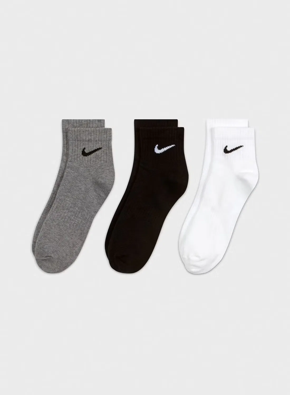 Носки повседневные низкие комплект 3 пары Nike, белый