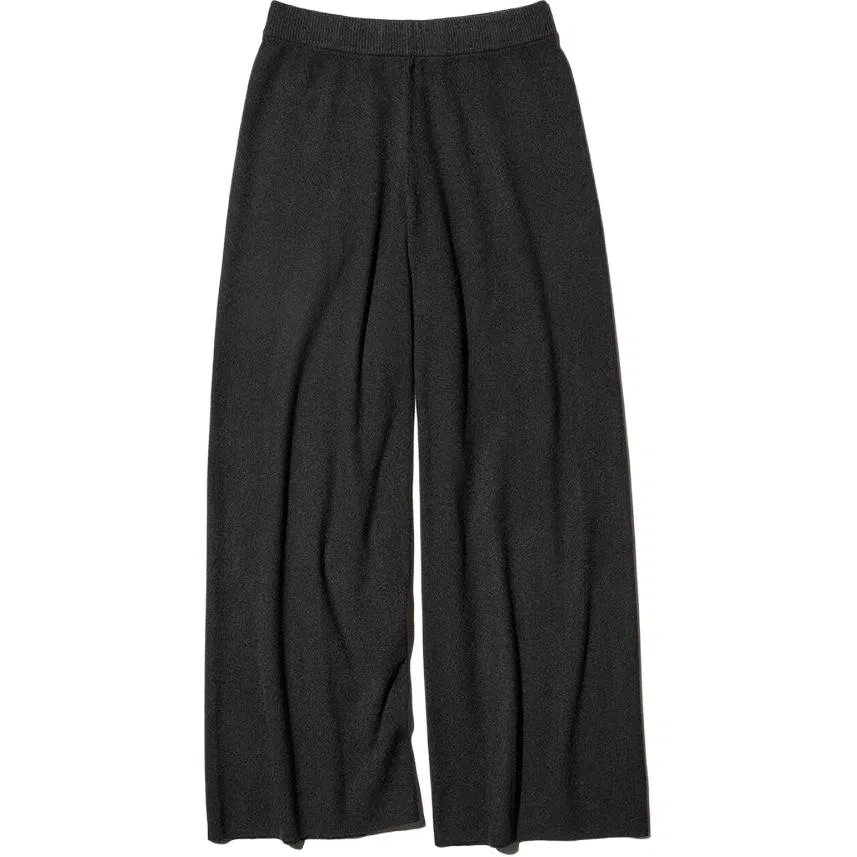 Женские брюки свободного прямого кроя UNIQLO, Black