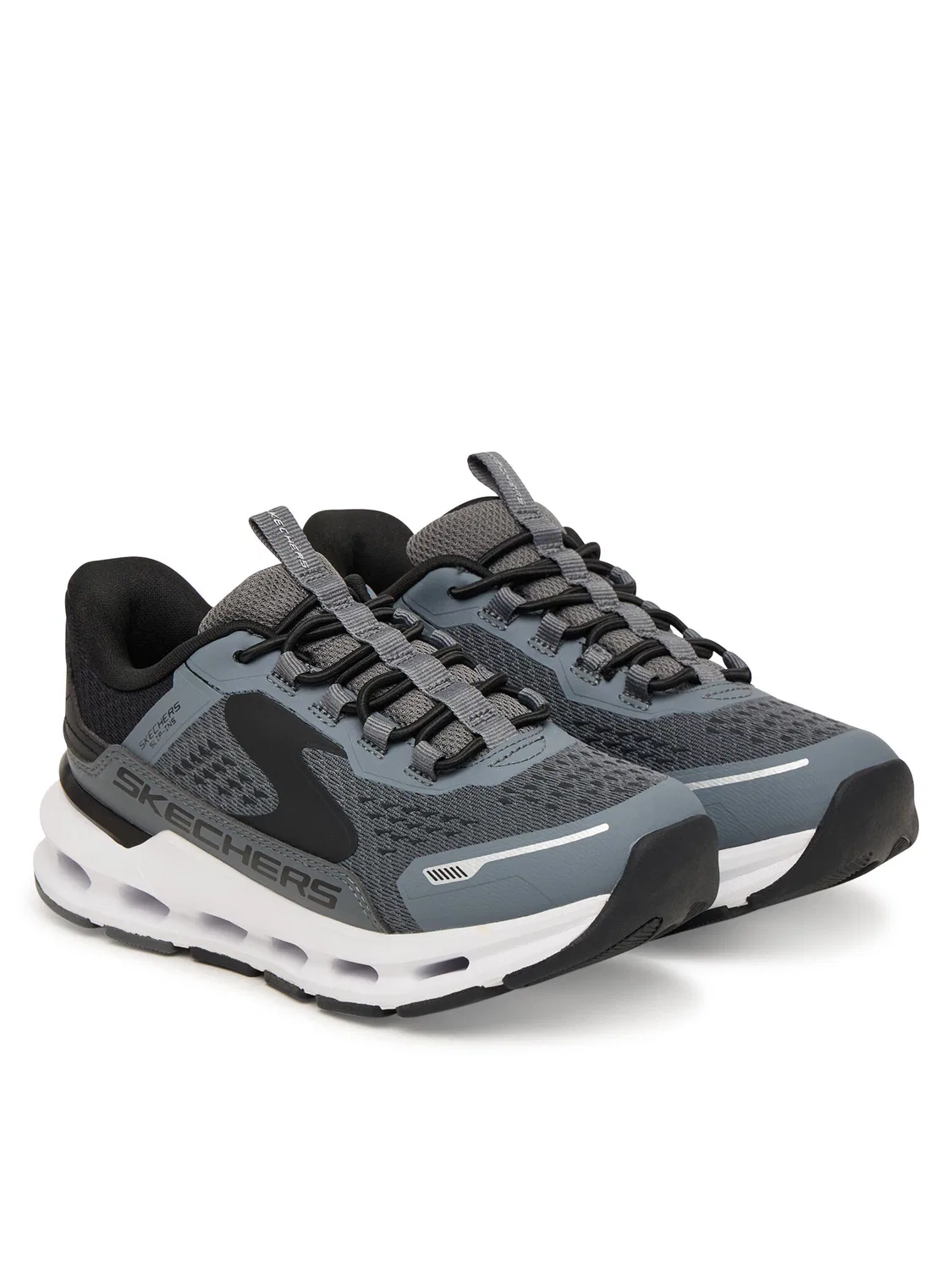 Кроссовки для мальчика Slip-Ins: Glide-Step Plus Vista-Lane Skechers, серый — фото 2