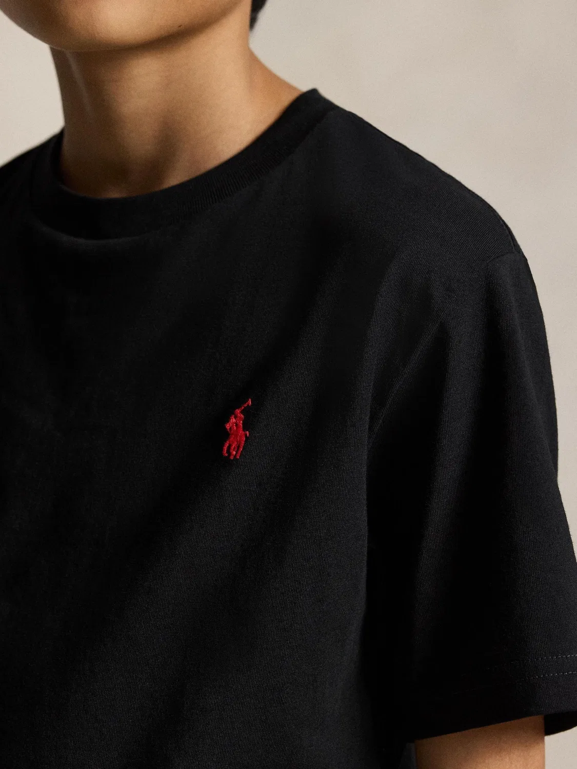 Футболка джерси Polo Ralph Lauren, черный — фото 3