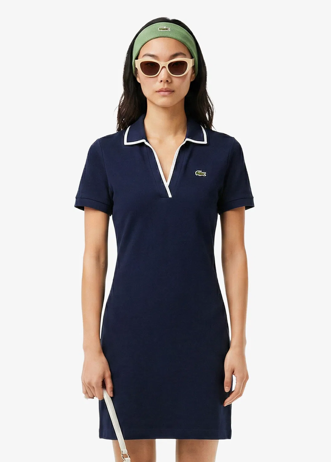 Платье мини Lacoste Classic Fit, темно-синий