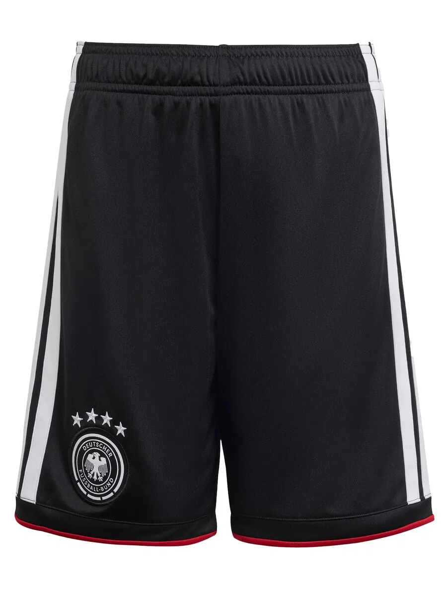 Спортивные шорты ADIDAS PERFORMANCE Regular Workout Pants 'Germany 26 Home' черного цвета