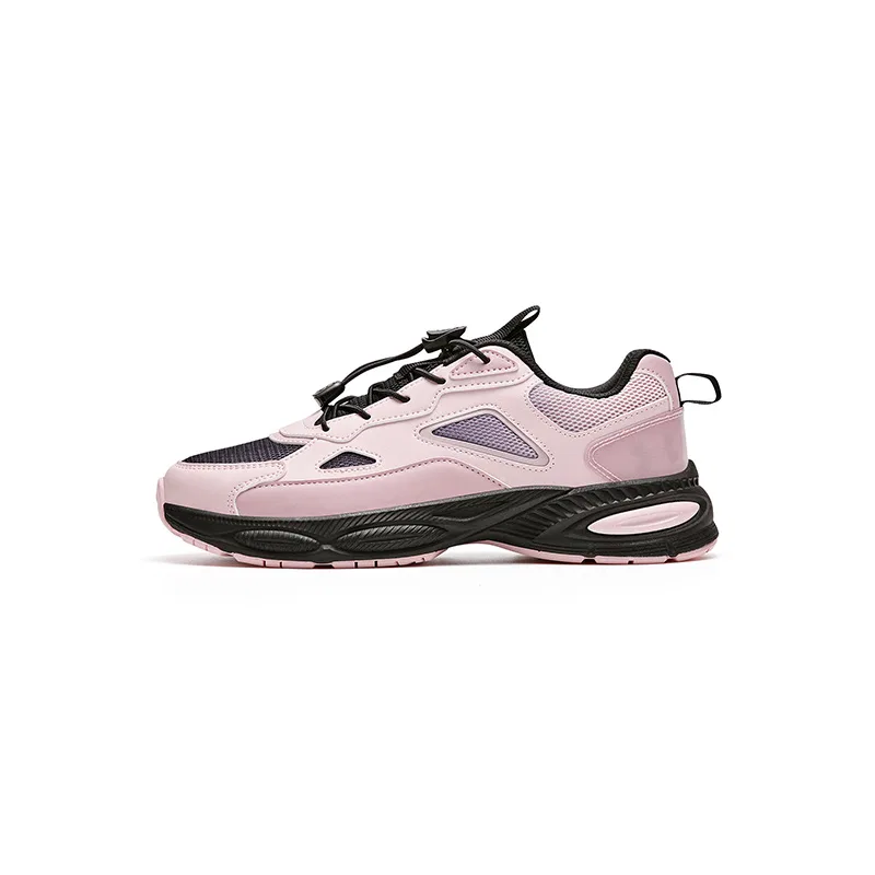 Детские кроссовки с синтетической кожи с амортизацией Under Armour, Black Pink