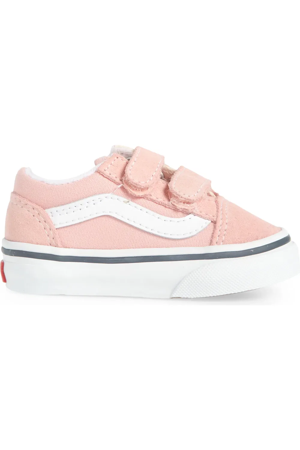 Кроссовки детские с блестящим верхом Old Skool Vans, Powder Pin — фото 3