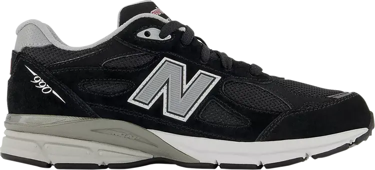 

Кроссовки New Balance 990v3 Big Kid Wide 'Black Grey', черный