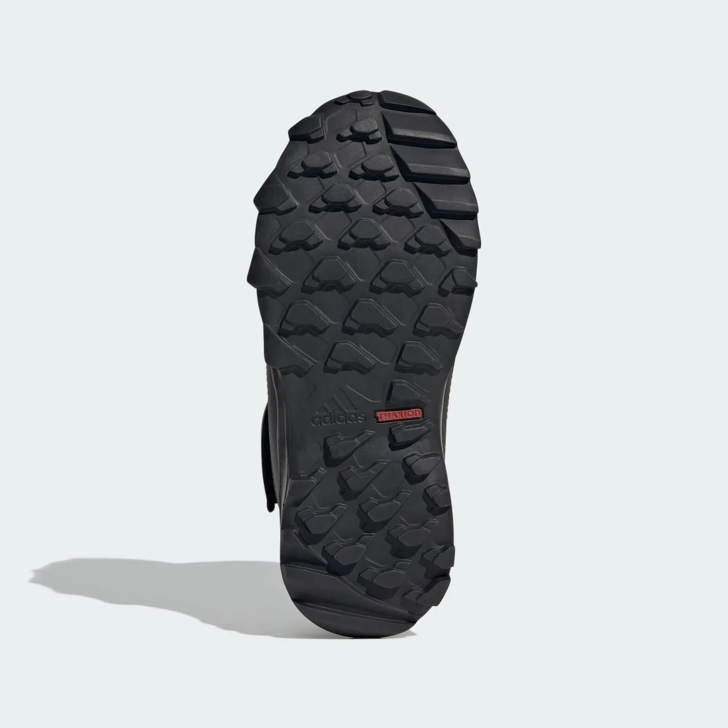 Детские зимние ботинки с принтом Terrex Snow CF CLIMAWARM Adidas, Schwarz Silber — фото 3