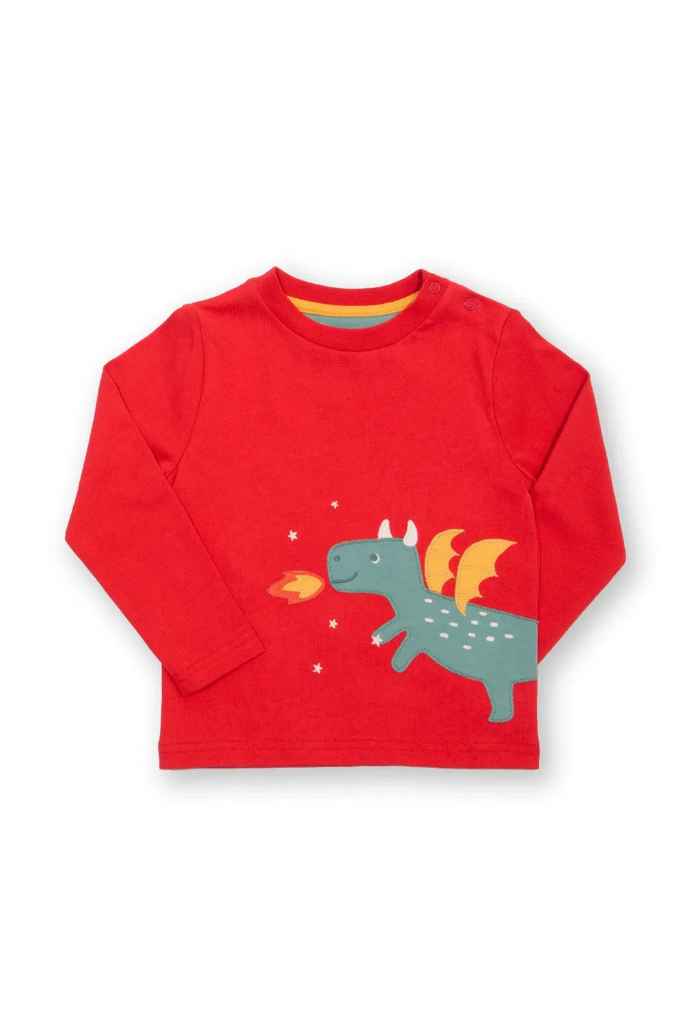 Детская футболка с принтом Little Dragon Kite, Red