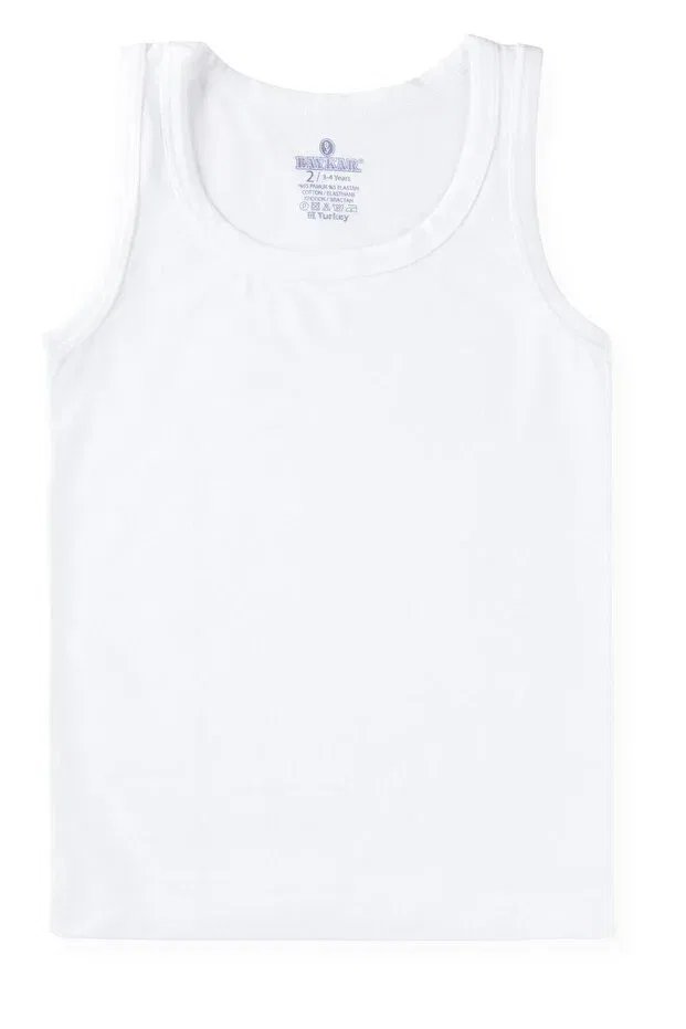 Детское белье для мальчиков хлопковое 2-pack Baykar, White — фото 2