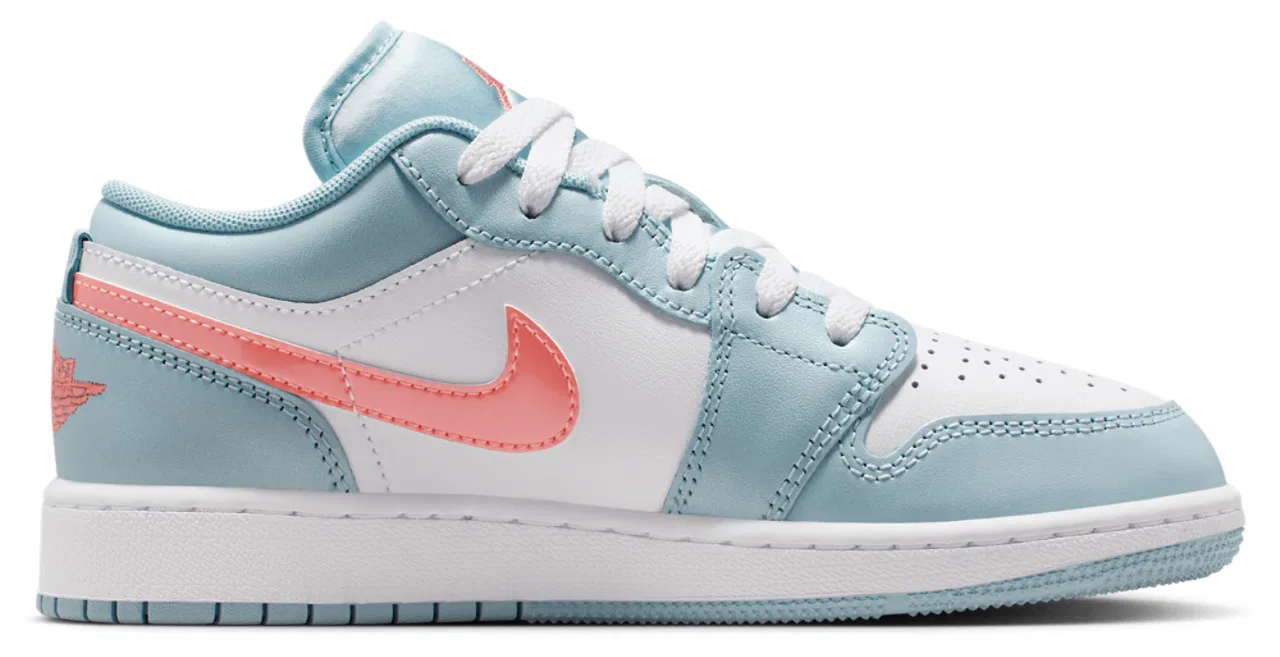 Кроссовки для девочек Air 1 Low SE Jordan, цвет Ocean Bliss/White/Atomic Pink