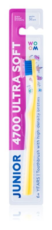 

Зубная щетка для детей от 6 лет ультрамягкая WOOM Toothbrush Junior 4700 Ultra Soft