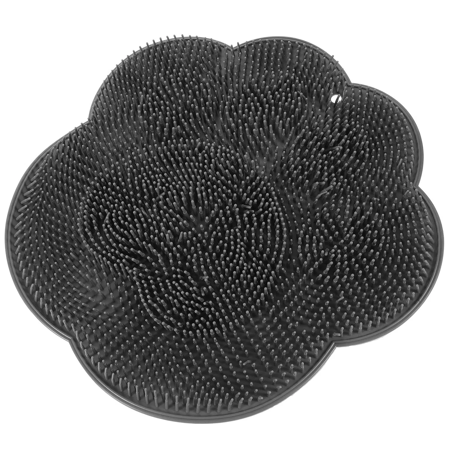 Силиконовая щетка для душа POPETPOP, 31,5x30,5 см, Серый