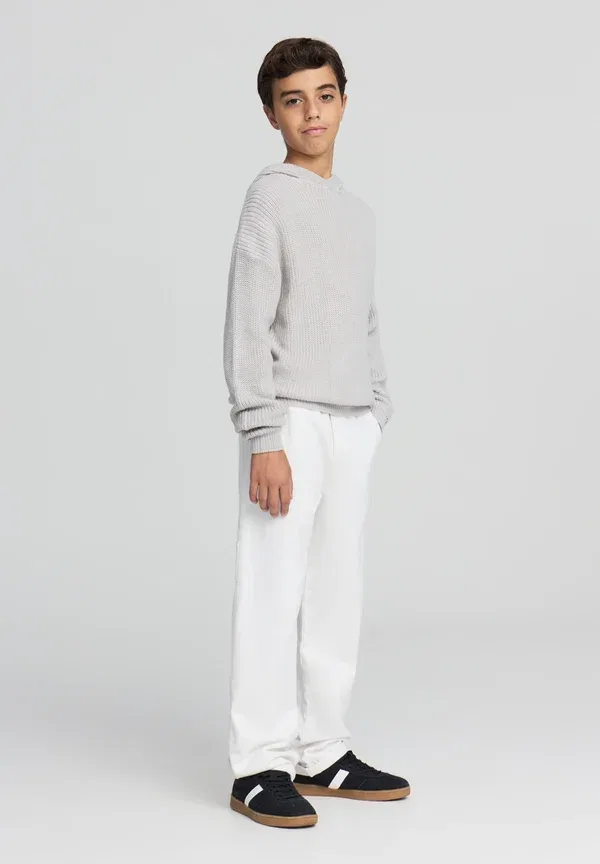 Худи из акрила Hoodie Terranova, Grigio Chiaro Melange, светло-серый меланж