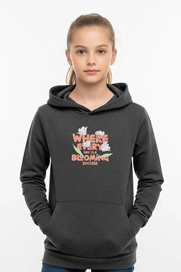 Детский комплект свитшотов с капюшоном с принтом Ya Ko Kids, Navy-Black-Smoked — фото 4