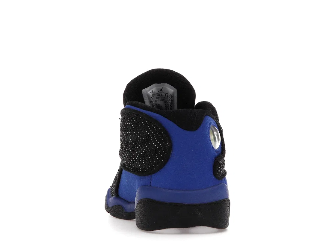 Детские кроссовки с кроссовками стилем Jordan 13 Retro Jordan, Black/Black-White-Hyper Royal — фото 4