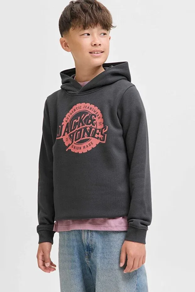 Детские свитшот для девочек хлопковый Sportswear Jack & Jones, Black