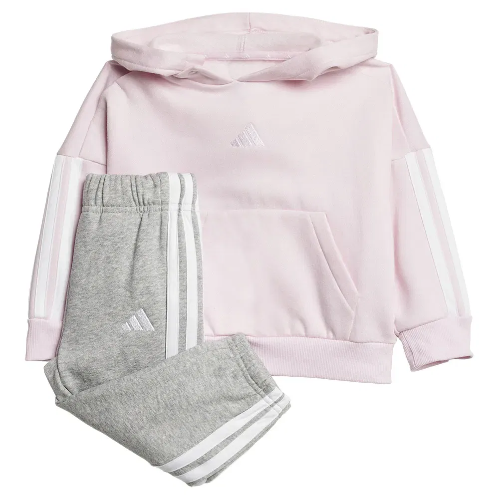 Комплект спортивных штанов и худи Adidas, зеленый