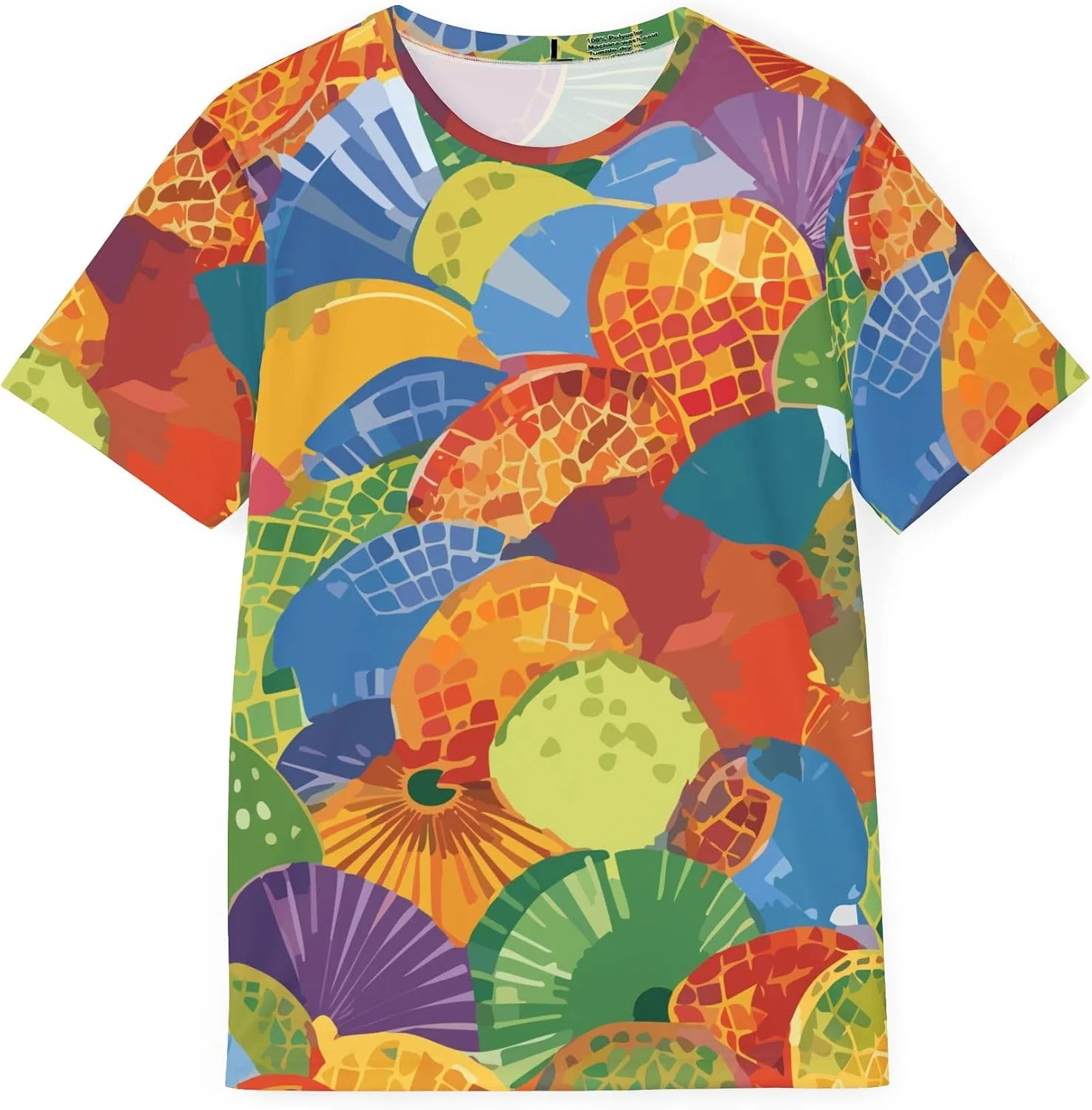 Футболка с африканским принтом AbbyAfrica, Multicolor