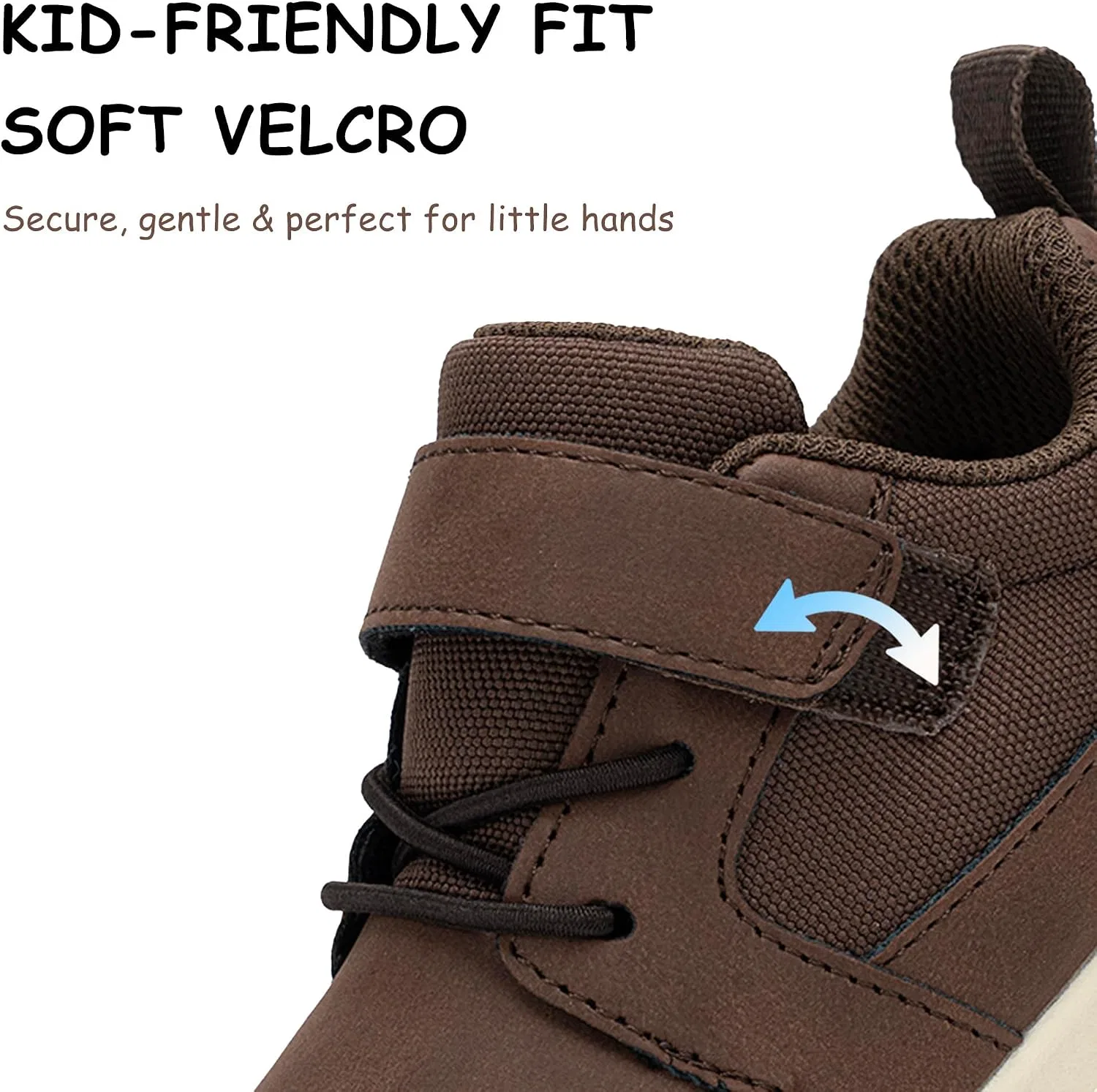 Детские кроссовки для мальчиков повседневные SKYWHEEL, Brown Toddler Boy Shoesι — фото 4