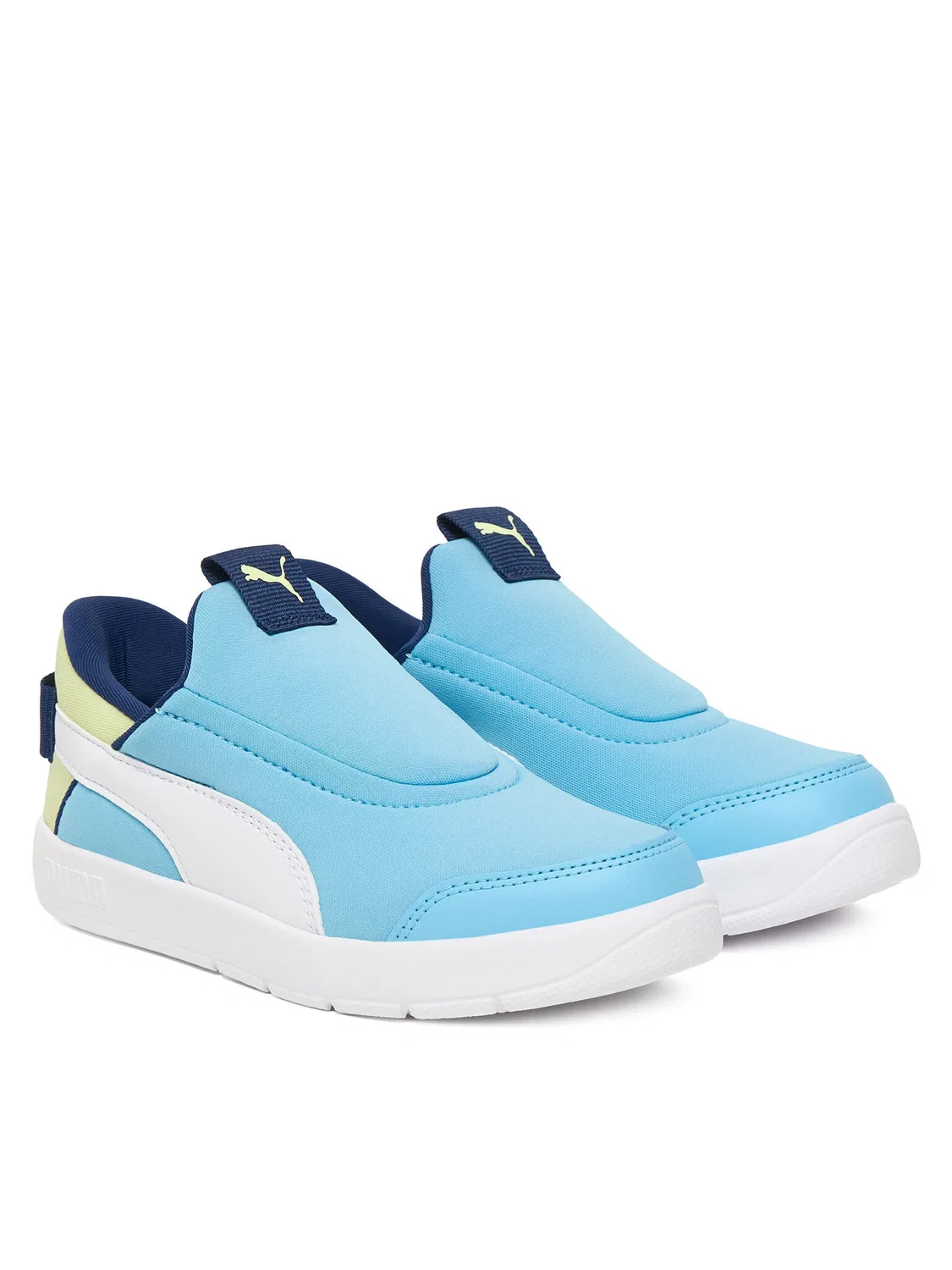 Кроссовки для мальчика Courtflex SLIPTECH Puma, синий — фото 2