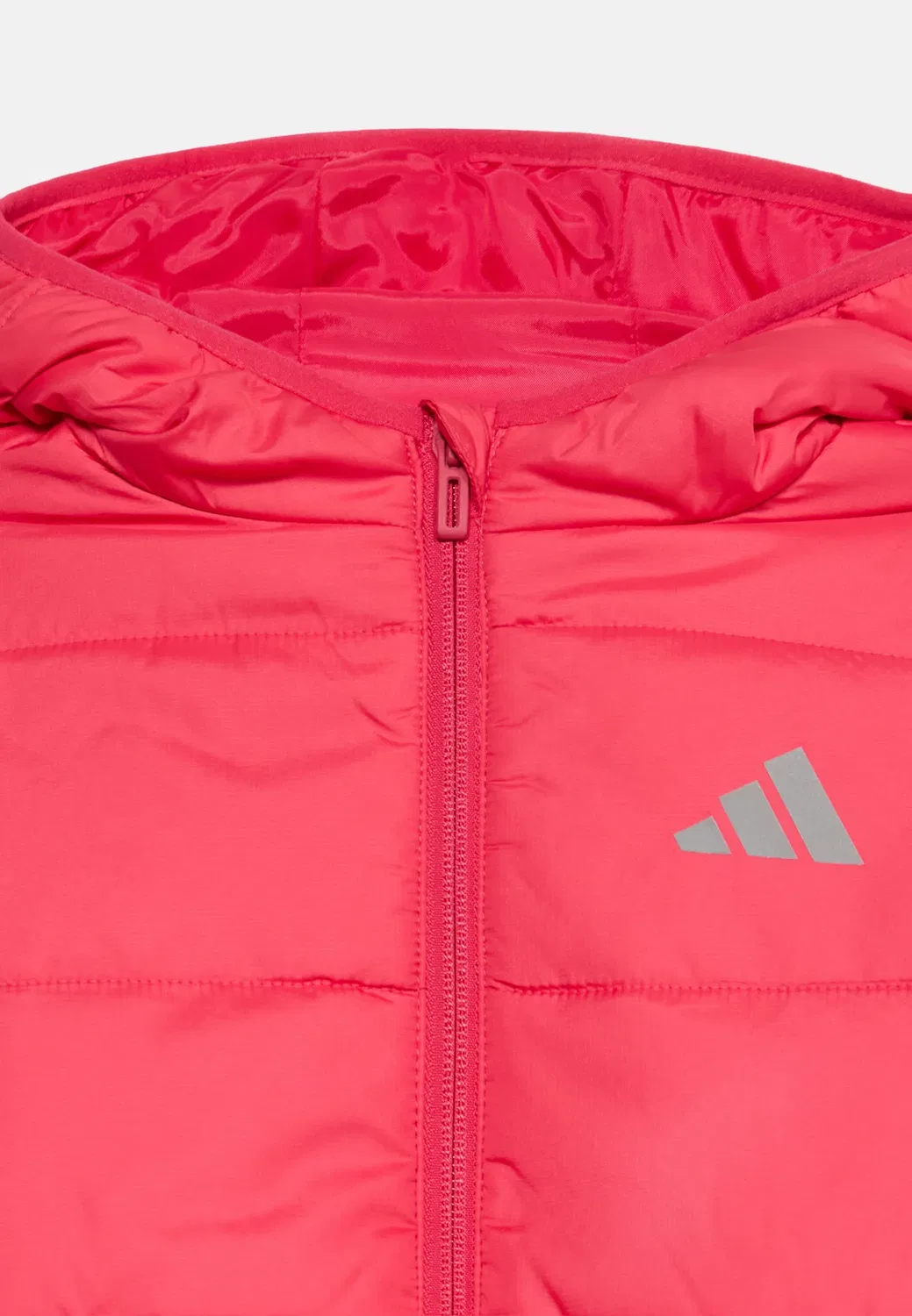 Куртка Little Essential Stripes унисекс - зимняя куртка Adidas Performance, Power Pink/White — фото 3