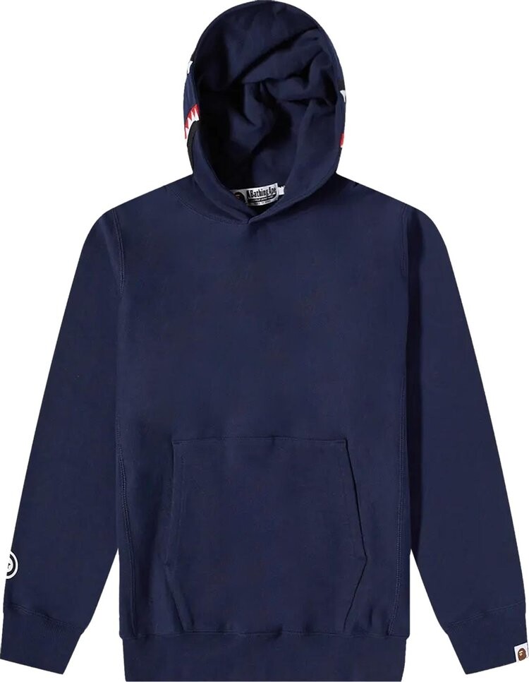 

Худи BAPE Shark Pullover Hoodie 'Navy', синий