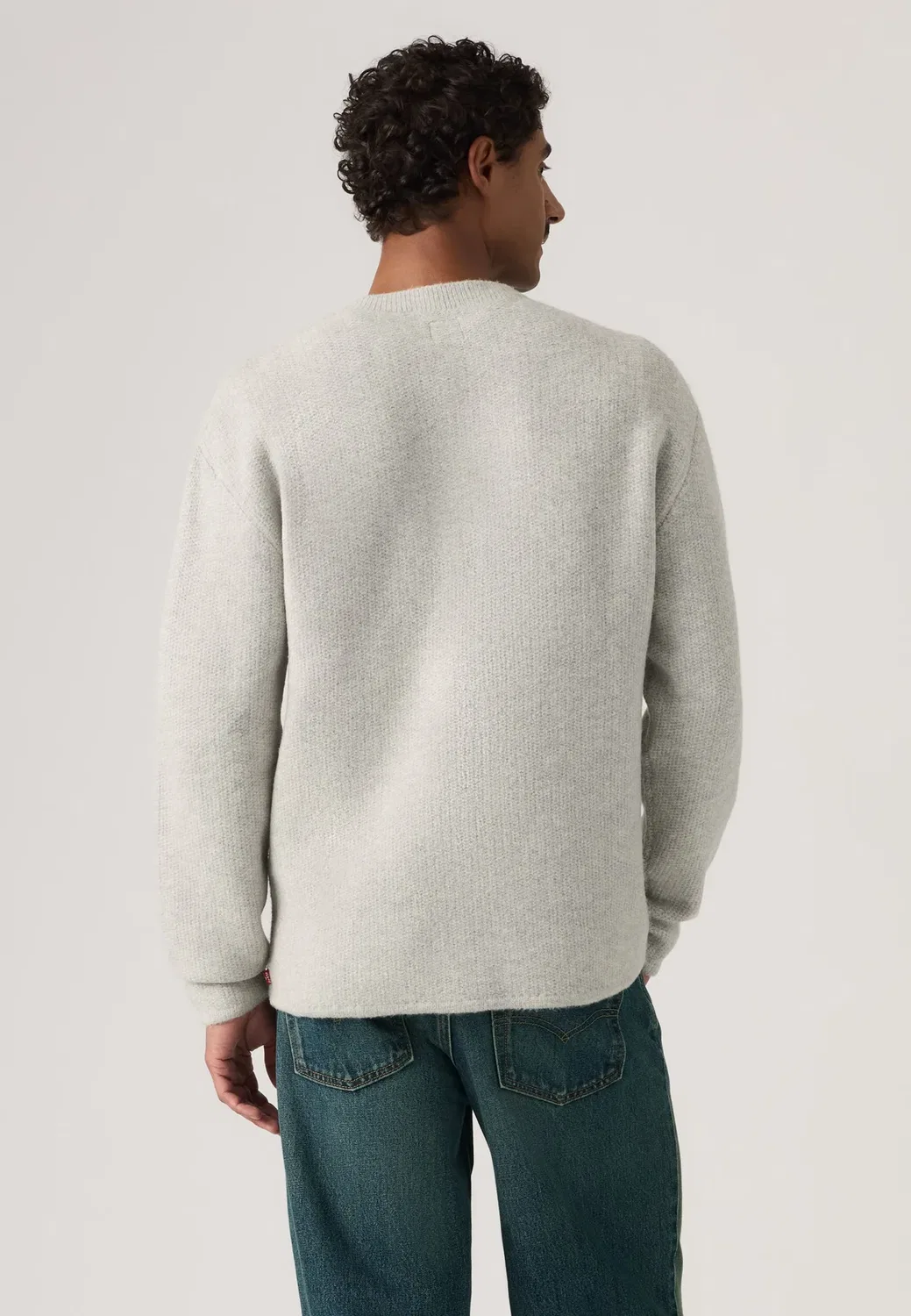 Джемпер "Вудэкр" Levi'S, Warm Lt Grey Heather Novelty Stitch — фото 3