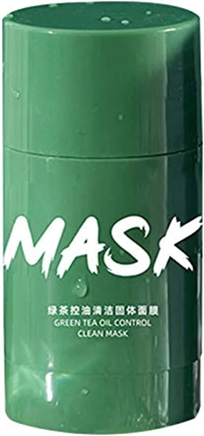 Маска для лица очищающая Solid Mask, Amini, 2 шт, Green Tea + Aubergine, A2 — фото 2